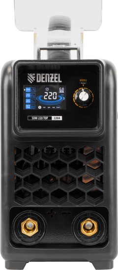 Сварочный аппарат DENZEL SDM-220 Top, инвертор [94357]
