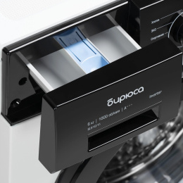 Стиральная машина Бирюса WM-SL610/15, с фронтальной загрузкой, 6кг, 1000об/мин, с паром, инверторная