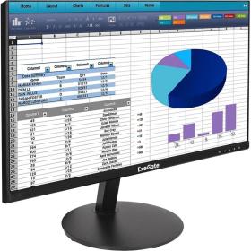 Монитор с аудио выходом 21.5" ExeGate SmartView EP2207 IPS LED Grade A+, FHD, 1920x1080@75Гц, 16:9, 250cd/m2, 1000:1, 178°/178°, 5ms, D-Sub, HDMI, audio-out, Flicker-free, Low Blue Light, кабель HDMI 1.5м, VESA, регулировка наклона tilt , черный EX2955