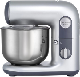 Миксер планетарный Polaris PKM 1403, 1400Вт, серебристый