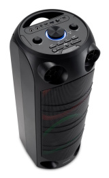 Музыкальный центр Digma D-MC1720, 80Вт, с караоке, Bluetooth, FM, USB, micro SD, черный