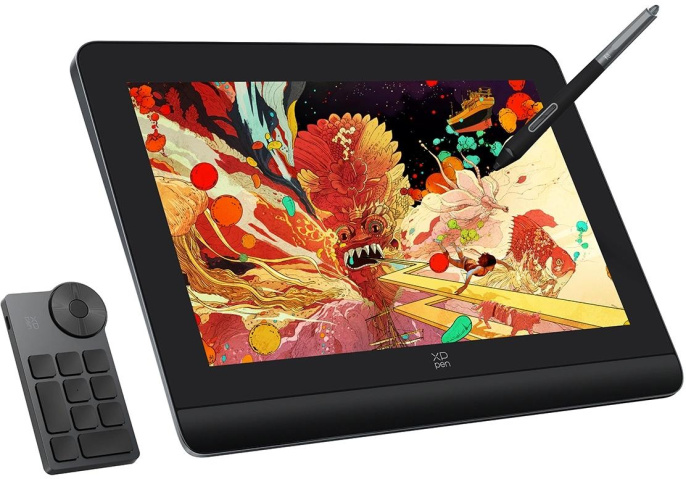 Графический планшет-монитор XPPen Artist Pro 14 USB Type-C/USB/HDMI черный