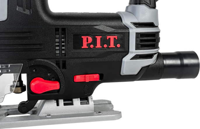 Электролобзик P.I.T PST90-C1 рукоятка-скоба, питание: сеть, 900 Вт, глубина пропила: 90 мм дерево , 10 мм сталь , 0–3000 ходов/мин, ход пилки: 18 мм