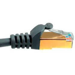 Патч-корд HAMA H-78422 STP, кат.5E, 1м, многожильный, серый