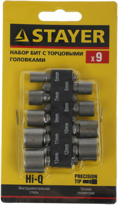 Набор бит Stayer 26089-H9, 9шт