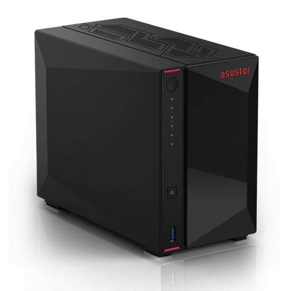 Сетевое хранилище ASUSTOR AS5402T 2-Bay NAS/Media player/Intel Celeron N5105 2.0GHz up to 2.9GHz, 4GB SO-DIMM DDR4, noHDD HDD,SSD ,/2x 2,5Gb LAN /3xUSB3.2,HDMI
