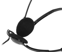 Гарнитура Defender Aura 102,  для компьютера, накладные,  проводные, черный [63102]