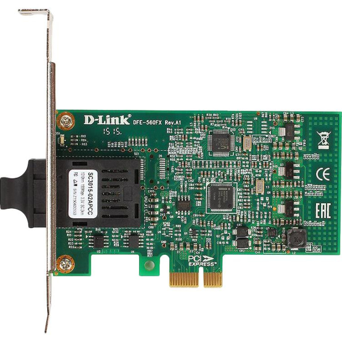 Сетевой адаптер Fast Ethernet D-Link DFE-560FX (OEM) PCI Express [dfe-560fx/b1a]
