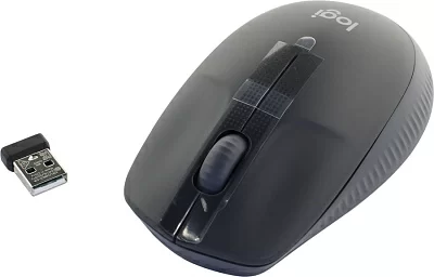 Манипулятор Logitech Wireless Mouse M190 Arctic Grey (RTL) USB 3btn+Roll, беспроводная 910-005906