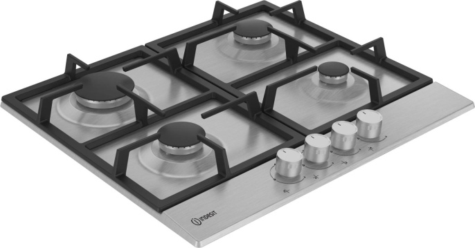 Газовая варочная поверхность Indesit THPM 642 IX/I нержавеющая сталь