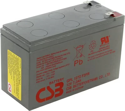 Аккумулятор CSB GPL 1272 F2FR (12V 7.2Ah) для UPS