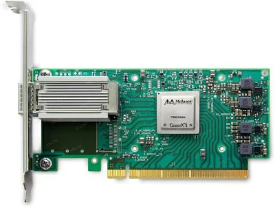 Сетевая карта Mellanox. ConnectX®-5 EN network interface card, 100GbE single-port QSFP28, PCIe3.0 x16, tall bracket, ROHS R6