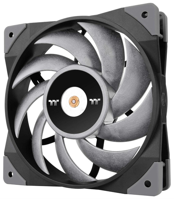 Вентилятор Thermaltake Toughfan 12 Turbo 120мм, 4-pin, 2500об/мин, 28.1 дБ, черный, Ret [cl-f121-pl12gm-a]