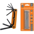 Отвертка складная TDM ELECTRIC TORX 8 шт углеродистая сталь SQ1020-0211
