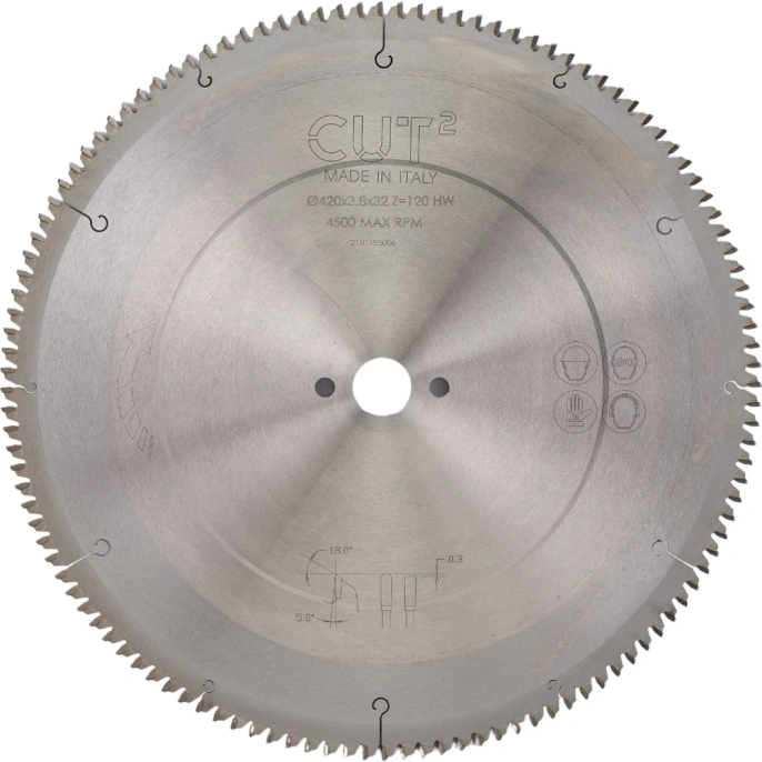 Диск пильный по ПВХ и алюминию HM 420х3.8х32 мм; Z 120; NEG CUT2 20336