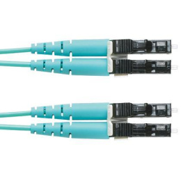 Патч-корд Panduit FX2ELLNLNSNM002 2x50/125 OM3 LC дуплекс-LC дуплекс 2м LSZH аквамарин