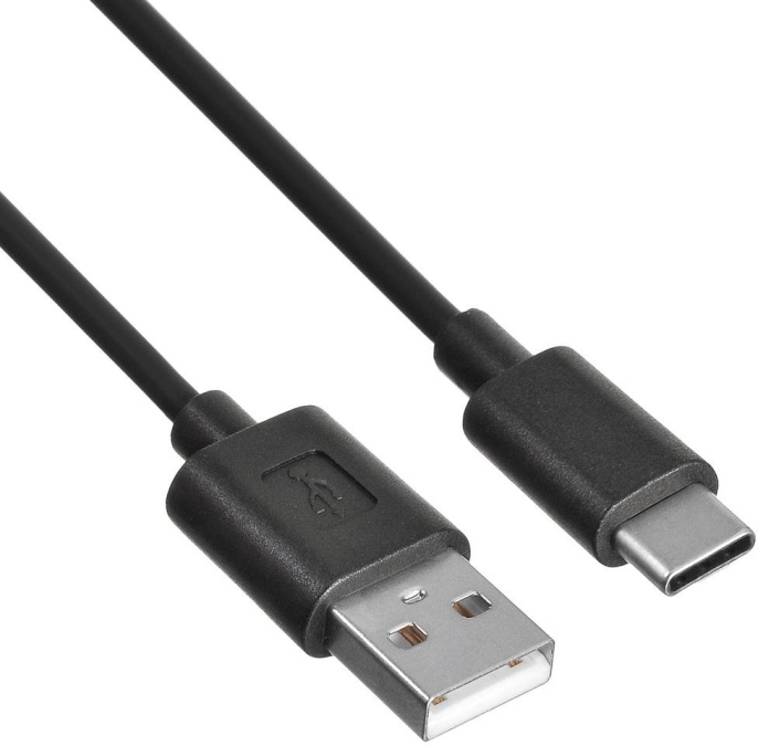 Кабель Buro USB Type-C (m) -  USB (m),  2м,  3A,  черный [bu-usb-ac-2m]