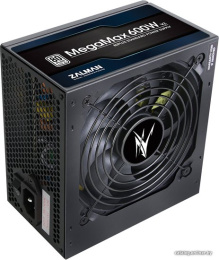 Блок питания Zalman MegaMax 600W ZM600-TXIIv2 ATX 12V v2.3, APFC, 80Plus Standard, 3,3V-22А, 5V-21А, 12V-45А, -12V-0.5А, 5Vsb-3А, OPP/OVP/UVP/SCP, размер кулера: 120мм, 140x150x86mm, 1.68кг