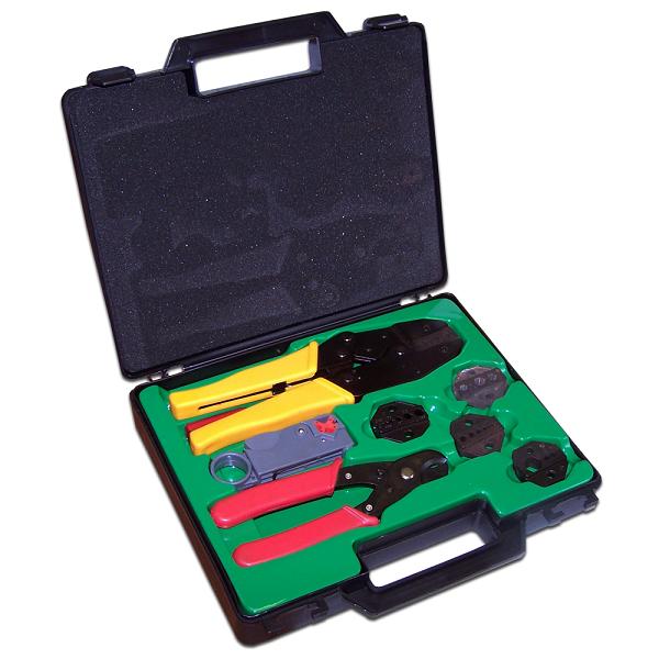 Набор инструментов для работы с коаксиальным кабелем LANMASTER LAN-NT-TK/COAX