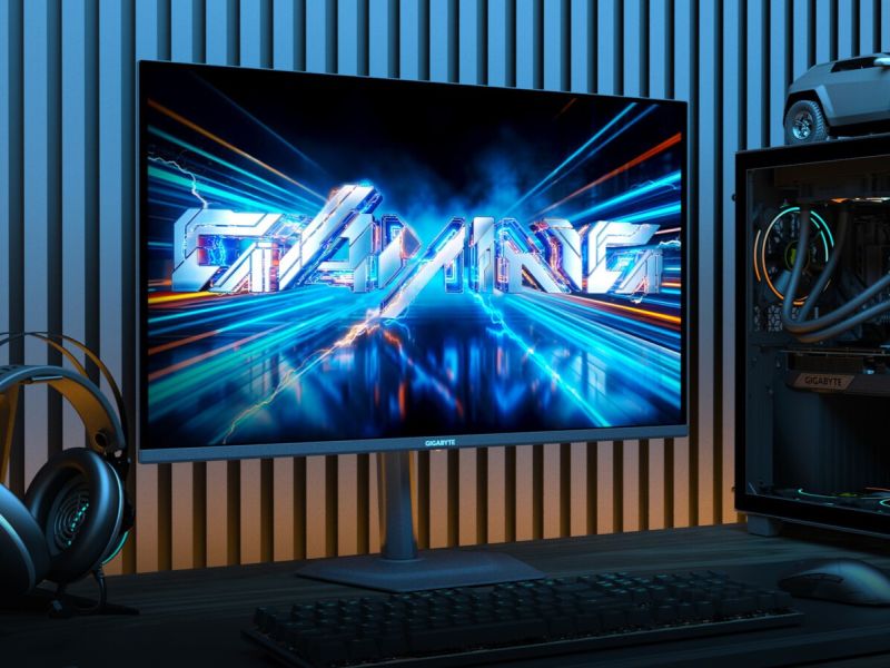 GIGABYTE выпустила недорогой игровой монитор GO27Q24A с QD-OLED и частотой 240 Гц