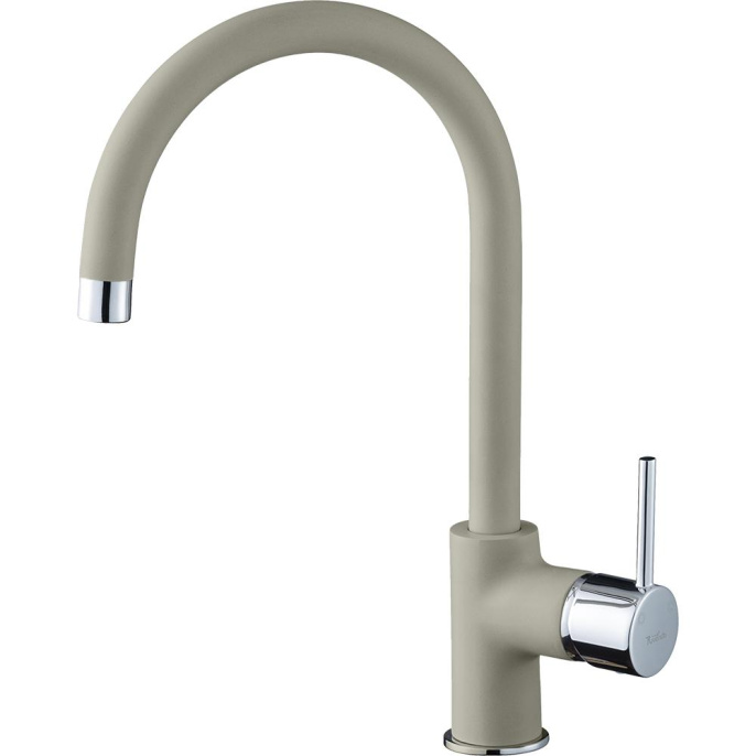 Смеситель RIVELATO Rivelato Смеситель для кухни Orta U-обр. D-35мм, монтаж: вертикально на раковину, материал: латунь, цвет: топаз хром 9021203 topazio cromo