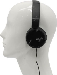 Наушники SONY полноразмерные проводные с микрофоном MDR-ZX110AP черный MDRZX110APBZE