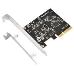Контроллер Silverstone G56ECU070000010 SuperSpeed USB 20Gbps / internal USB-C Key-A 3.2 Gen 2x2 PCIe expansion card