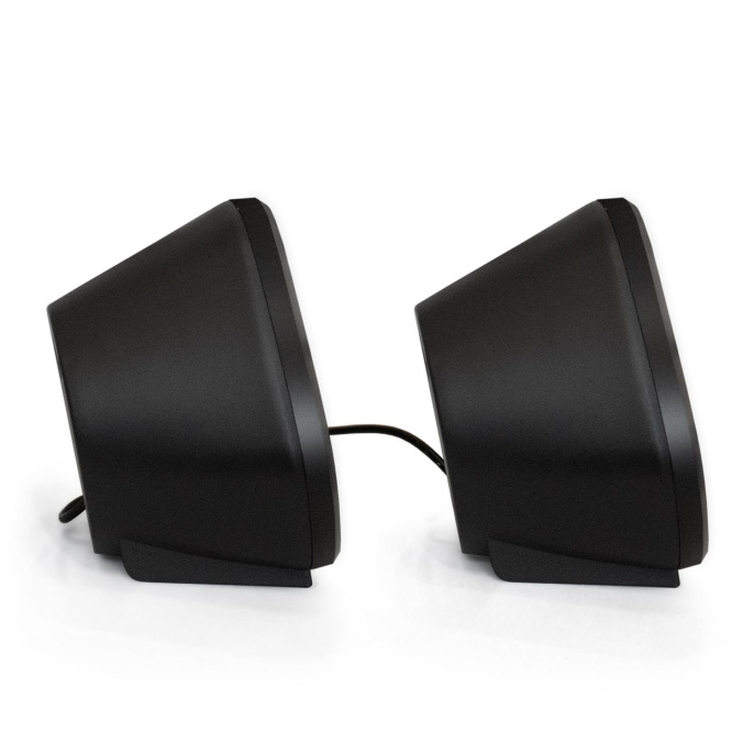 Акустическая система 2.0 ExeGate Accord 210 питание USB, 2х3Вт 6Вт RMS , 60-20000Гц, цвет черный, RGB подсветка, Color Box EX289680RUS