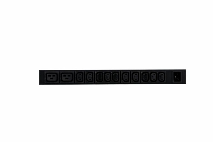 БРП Uniprom, с мониторингом, 1U, 240В, 1Ф, 16A, 10xC13 2xC19, 2м, IEC320 C20