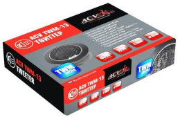 Колонки автомобильные ACV TWM-13 40Вт 89дБ 4Ом 2.6см 1дюйм ком.:2кол. твитер однополосные