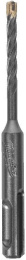 Бур Milwaukee SDS+ 4C 5x110 (4932498863) (обрабатываемый материал: кирпич/бетон/армированный бетон/натуральный камень, хвостовик: SDS+, диаметр: 5 мм, форма наконечника: крестообразная, длина рабочая: 40 мм)