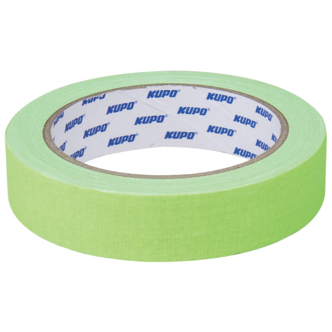 Лента клейкая KUPO CSS-2415GN CLOTH SPIKE TAPE зеленая
