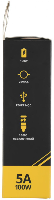 Адаптер питания TopON TOP-TCB,  20 В,  5A, 100Вт,  черный [103211]