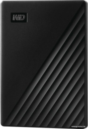 Жесткий диск WD USB3.2 Gen1 1TB WDBYVG0010BBK-WESN My Passport 2.5" черный