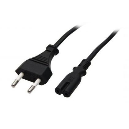Кабель питания 5bites PC305-10A IEC-320-C7 / CEE 7/16 / 220V / 2G*0.50MM / 1M Советский стандарт