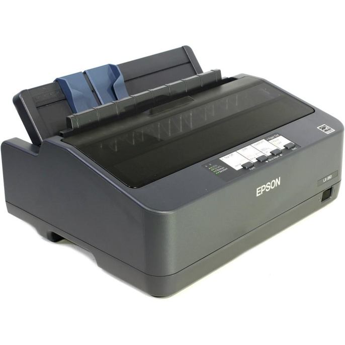 Epson LX-350 [C11CC24031/C11CC24032] {Формат А4, ширина печати 80 колонок, скорость 357 зн./сек. 12 cpi в режиме HSD, интерфейсы: USB, LPT,COM, память 128 Кб}