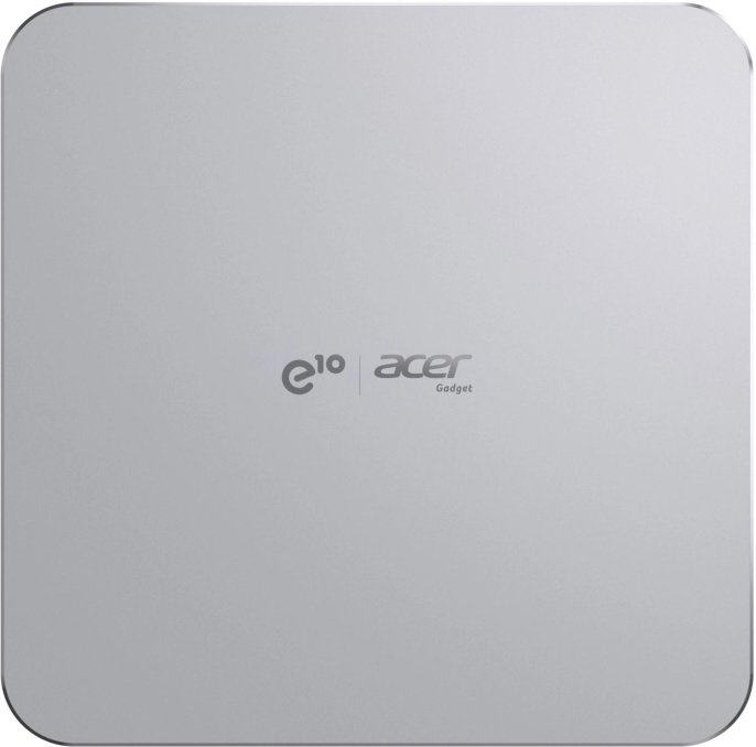 Неттоп Acer Gadget E10 ETBox1 i5 13500H 2.6 16Gb SSD512Gb UHDG Windows 11 Pro 2x2.5GbitEth WiFi BT 120W серебристый/черный