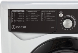 Стиральная машина суперузкая Indesit MyTime EWUD 4105 BK CIS, с фронтальной загрузкой, 4кг, 1000об/мин