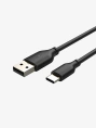 Кабель CABLETIME CA32H (CT-C160-U32(3A)-CMAM1-B1) 1 м, 3A ПВХ USB-A2.0 на USB-C, черный