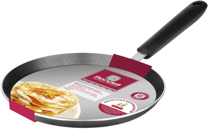 Сковорода блинная Rondell Pancake frypan RDA-020, 22см, антипригарное покрытие