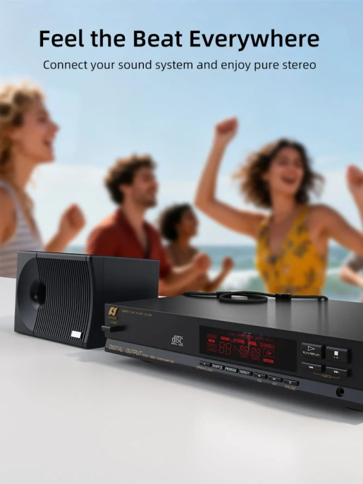 Кабель стерео CABLETIME CF43L (CT-RCA-AG2) 2 м, 2RCA на 2RCA, медный, черный