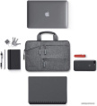 Сумка Satechi Water-Resistant Laptop Carrying Case для ноутбуков до 13"&14'' дюймов. Материал нейлон. Цвет серый. (ST-LTB13)
