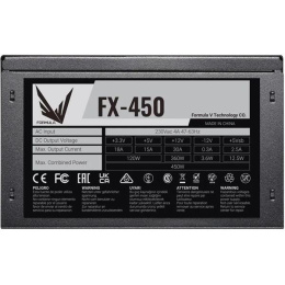 Блок питания Formula FX-450,  450Вт,  120мм, черный, retail