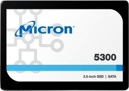 CRUCIAL Твердотельный накопитель Micron 5300MAX 960GB SATA 2.5" 3D TLC R540/W520MB/s MTTF 3М 95000/75000 IOPS 8760TBW SSD Enterprise Solid State Drive, 1 year, OEM MTFDDAK960TDT-1AW1ZABYY