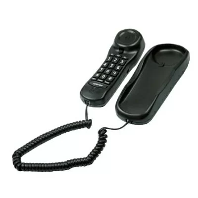 RITMIX RT-003 black {Телефон проводной Ritmix RT-003 черный [повторный набор, регулировка уровня громкости, световая индикац]}