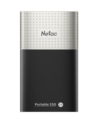128ГБ Внешний диск SSD NETAC Z9 NT01Z9-128G-32BK, USB-C, запись - 480МБ/с, чтение - 550МБ/с, черный