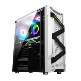 Корпус ALSEYE Корпус ALSEYE Warrior-W Mini-ITX/Micro ATX/ATX, USB2.0*2+HD Audio+USB3.0*1, «H.D.D. 3.5» *2pcs+S.S.D 2.5» *2pcs, 354*185*413mm» AS.07.0004