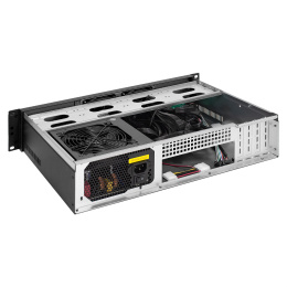 Серверный корпус ExeGate Pro 2U300-04 <RM 19", высота 2U, глубина 300, БП 600PPH-SE, USB> EX297708RUS