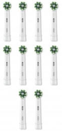 Насадка для зубных щеток Oral-B Pro Cross Action (упак.:10шт) белый Pro Cross Action и Pro 3D White