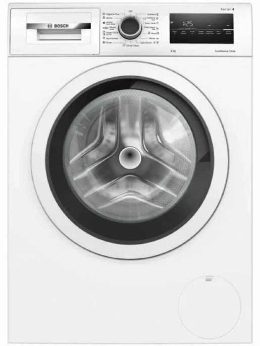 Стиральная машина Bosch Serie 4 WGA24400ME, с фронтальной загрузкой, 9кг, 1400об/мин, инверторная, с английской панелью управления